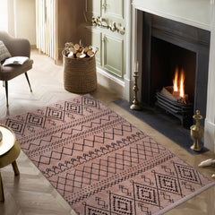 Machine Washable Rug RW1801 – BROWN Soft Chenille