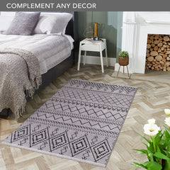 Machine Washable Rug RW1801 – GRAY Soft Chenille