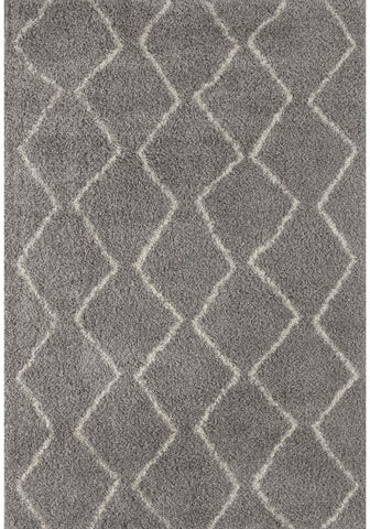 Moroccan Grey Shaggy Rug | 810