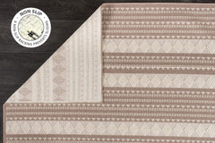 Rugs Depot Cotton Living Room - Washable Rug - Area Rug - Non-Slip Rugs Carpet - 100% Cotton - Vintage Rug for Living Room Bedroom Kitchen - Kid and Pet Friendly Rug - Boho Rug (GREY RUG, 80X150 CM)