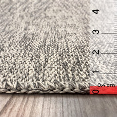 RUGS DEPOT Indoor and Outdoor Rug for Kitchen Living Room Backyard, Deck, Picnic, Beach, Caravans and Camping | Water and UV Resistant | Low Pile (Grey White, 120X180 CM)