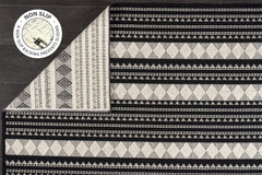 Rugs Depot Cotton Living Room - Washable Rug - Area Rug - Non-Slip Rugs Carpet - 100% Cotton - Vintage Rug for Living Room Bedroom Kitchen - Kid and Pet Friendly Rug - Boho Rug (GREY RUG, 80X150 CM)