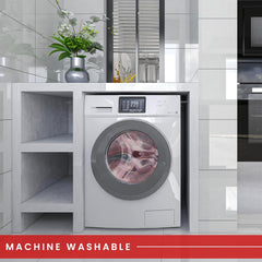 Rugs Depot 1322K – Machine Washable Red Tribal Kilim Rug | Multicolor Geometric Striped Carpet for Living Room, Bedroom & Dining