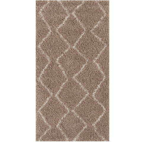 Moroccan Beige Shaggy Rug | 820