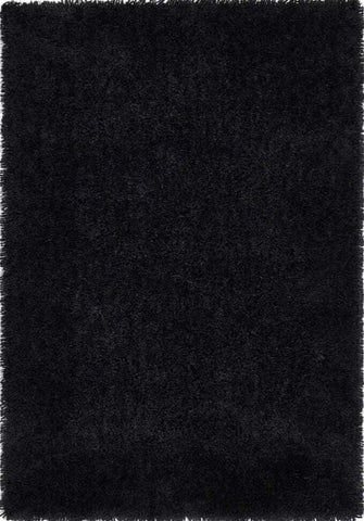 Chicago Black Shaggy Rug