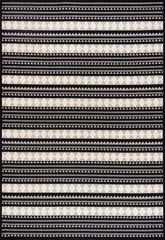 Rugs Depot Cotton Living Room - Washable Rug - Area Rug - Non-Slip Rugs Carpet - 100% Cotton - Vintage Rug for Living Room Bedroom Kitchen - Kid and Pet Friendly Rug - Boho Rug (GREY RUG, 80X150 CM)
