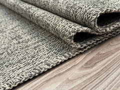 RUGS DEPOT Indoor and Outdoor Rug for Kitchen Living Room Backyard, Deck, Picnic, Beach, Caravans and Camping | Water and UV Resistant | Low Pile (Grey White, 120X180 CM)