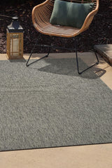 RUGS DEPOT Indoor and Outdoor Rug for Kitchen Living Room Backyard, Deck, Picnic, Beach, Caravans and Camping | Water and UV Resistant | Low Pile (Grey White, 120X180 CM)