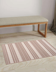 Rugs Depot Cotton Living Room - Washable Rug - Area Rug - Non-Slip Rugs Carpet - 100% Cotton - Vintage Rug for Living Room Bedroom Kitchen - Kid and Pet Friendly Rug - Boho Rug (GREY RUG, 80X150 CM)