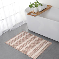 Rugs Depot Cotton Living Room - Washable Rug - Area Rug - Non-Slip Rugs Carpet - 100% Cotton - Vintage Rug for Living Room Bedroom Kitchen - Kid and Pet Friendly Rug - Boho Rug (GREY RUG, 80X150 CM)