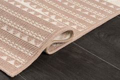 Rugs Depot Cotton Living Room - Washable Rug - Area Rug - Non-Slip Rugs Carpet - 100% Cotton - Vintage Rug for Living Room Bedroom Kitchen - Kid and Pet Friendly Rug - Boho Rug (GREY RUG, 80X150 CM)