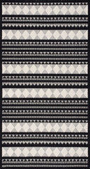 Rugs Depot Cotton Living Room - Washable Rug - Area Rug - Non-Slip Rugs Carpet - 100% Cotton - Vintage Rug for Living Room Bedroom Kitchen - Kid and Pet Friendly Rug - Boho Rug (GREY RUG, 80X150 CM)