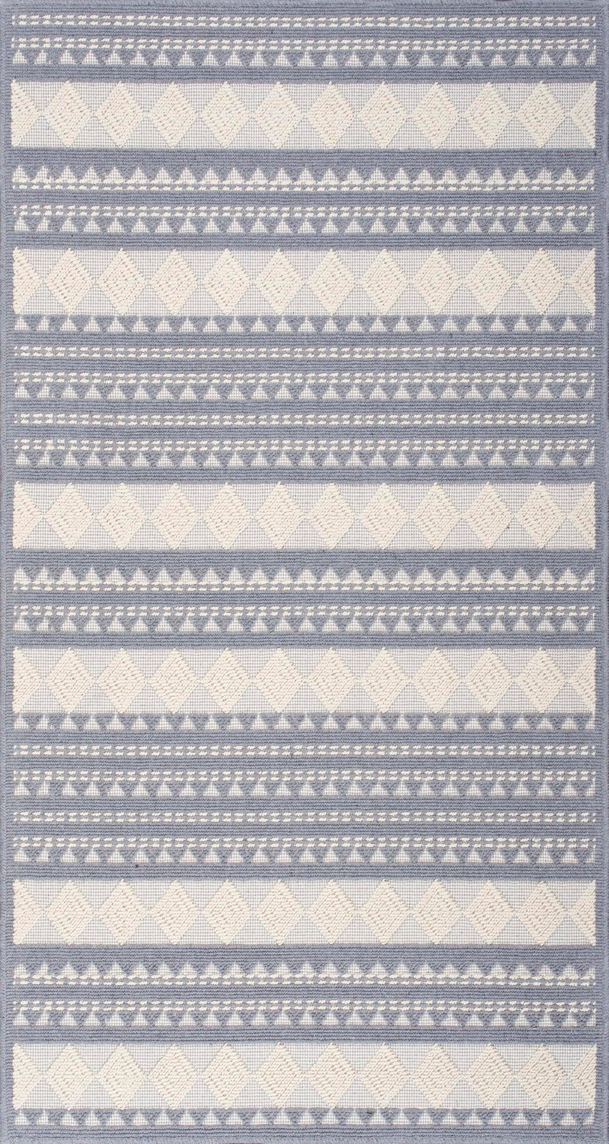 Rugs Depot Cotton Living Room - Washable Rug - Area Rug - Non-Slip Rugs Carpet - 100% Cotton - Vintage Rug for Living Room Bedroom Kitchen - Kid and Pet Friendly Rug - Boho Rug (GREY RUG, 80X150 CM)