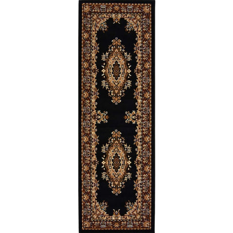 Maestro Traditional Black Rug | 4470 B11
