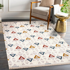 RUGS DEPOT Area Rug for Living Room, Bedroom & Hallway – Soft & Durable Low Pile Area Rugs – Bohemian, Aztec & Boho Style – Pet & Kid-Friendly, Ideal for High-Traffic Areas (Copy)