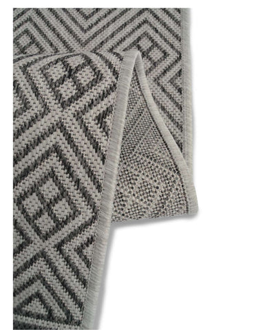 County Geo Grey Indoor/Outdoor Rug | 11344A