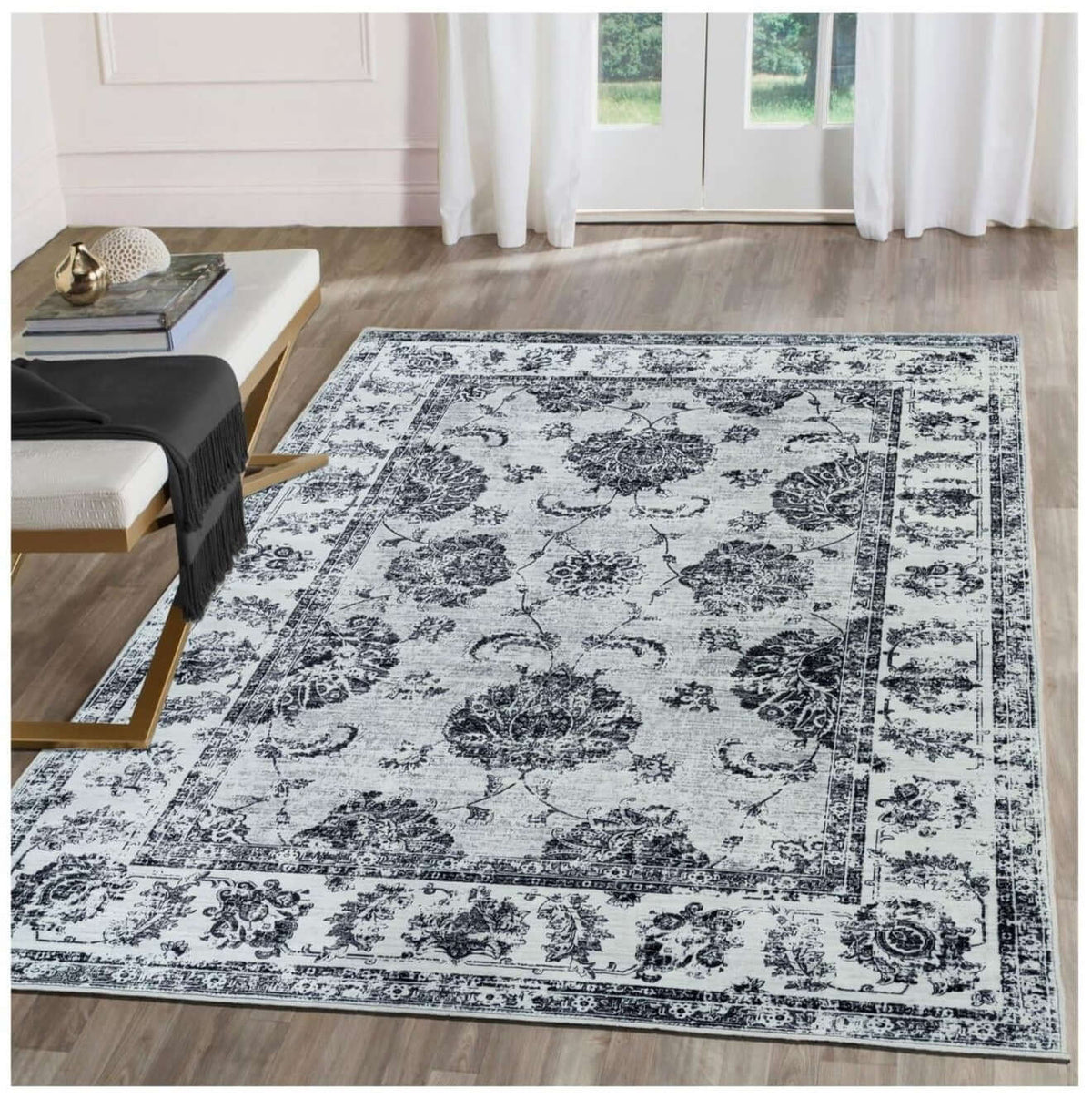 Sulus Vintage Washable Rug — room photo 2