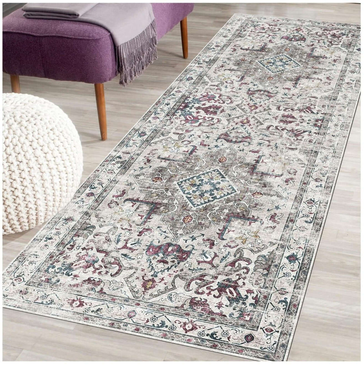 Bahala Vintage Washable Rug — room photo 6
