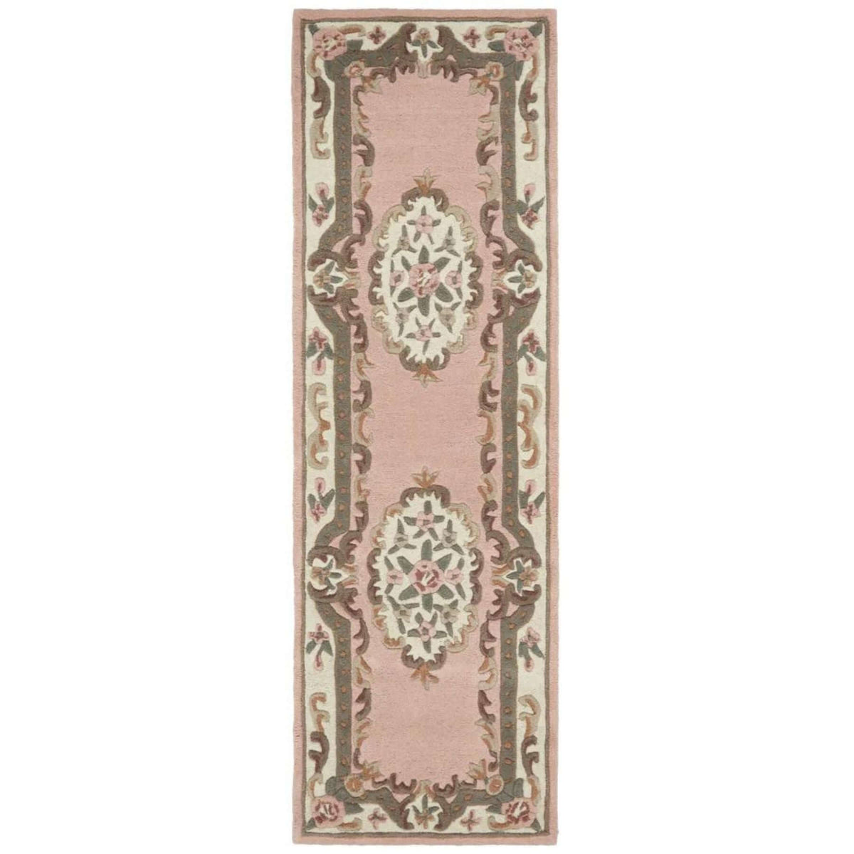 Shensi Pink Medallion Rug — room photo 4