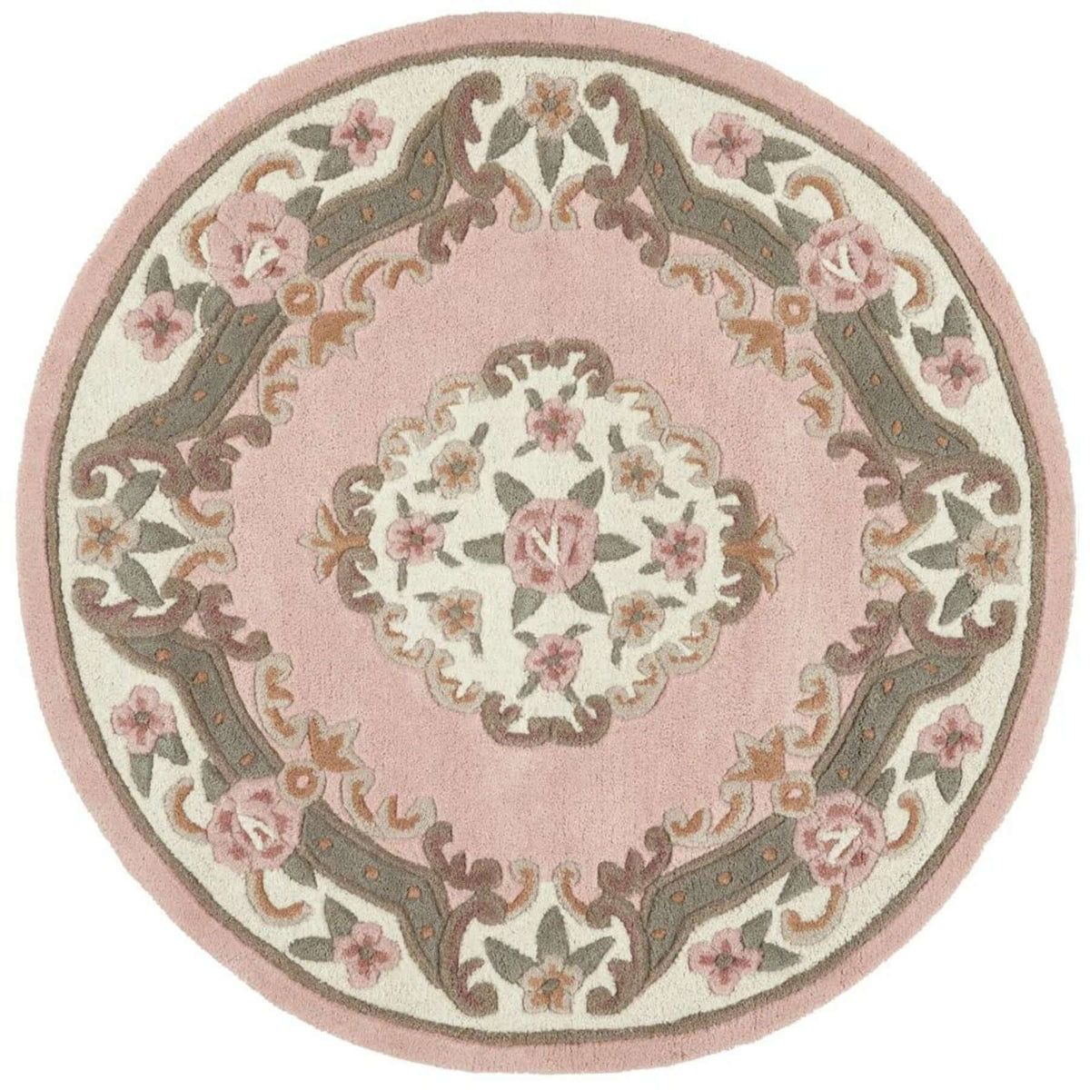 Shensi Pink Medallion Rug — room photo 5