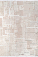 Rugs Depot Cream Modern Boyut BY004 Area Rug – Polypropylene and Polyester, Non‑Shed, Easy‑Clean, Durable | Bedroom, Study, Kids Room, Entryway