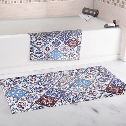 Rugs Depot Modern Beige Floral Washable Rug Design 4002