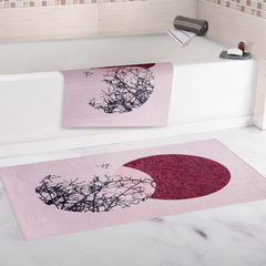 Rugs Depot - Geometric Black & White Patchwork Washable Rug, Design NL1003