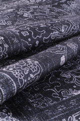 Rugs Depot Tribal Black Geometric Medallion Washable Rug Design 1318