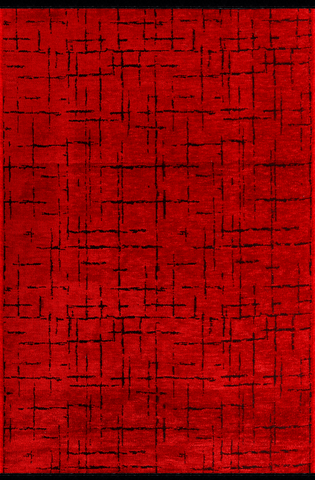 Machine Washable Rug NT201 – RED Soft Chenille