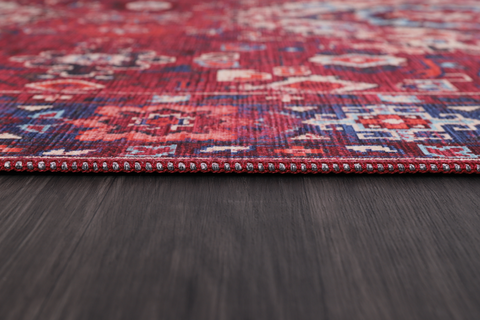 Rugs Depot Geometric Black & White Patchwork Washable Rug Design 1307