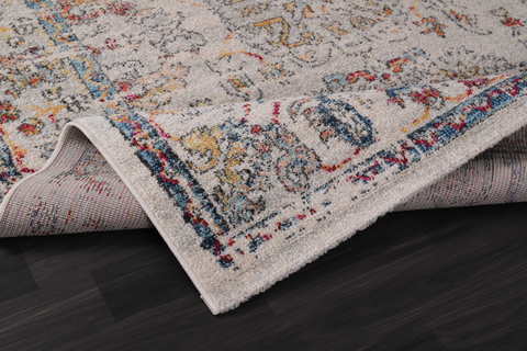 Vintage Area Rug 7659 – Beige Traditional Pattern