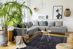 Rugs Depot Tribal Black Geometric Medallion Washable Rug Design 1318