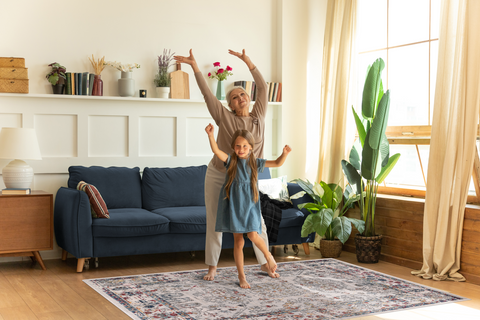 Vintage Area Rug 7659 – Beige Traditional Pattern