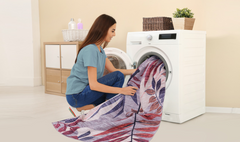 Rugs Depot Modern Beige Floral Washable Rug Design 3001