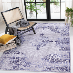 Rugs Depot Modern Beige Floral Washable Rug Design NL1009