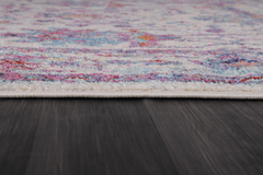 Vintage Area Rug 7658 – Purple Distressed Floral