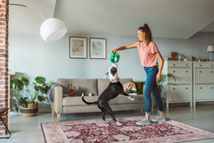 Rugs Depot Traditional Blue Abstract Washable Rug Design R4