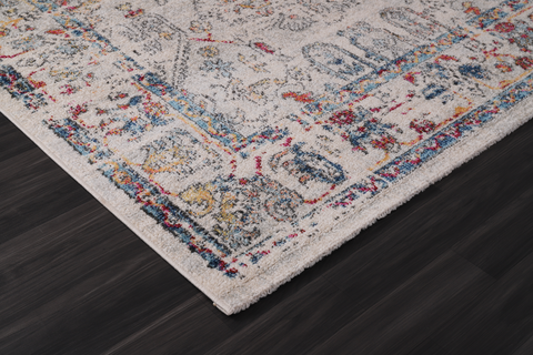 Vintage Area Rug 7659 – Beige Traditional Pattern