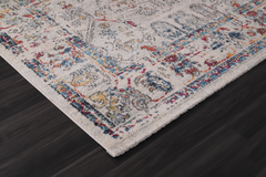 Vintage Area Rug 7659 – Beige Traditional Pattern