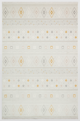 Rugs Depot Cream Modern Cunda CN013 Area Rug – 100% Acrylic, Non‑Shed, Easy‑Clean, Durable | Bedroom, Study, Kids Room, Entryway