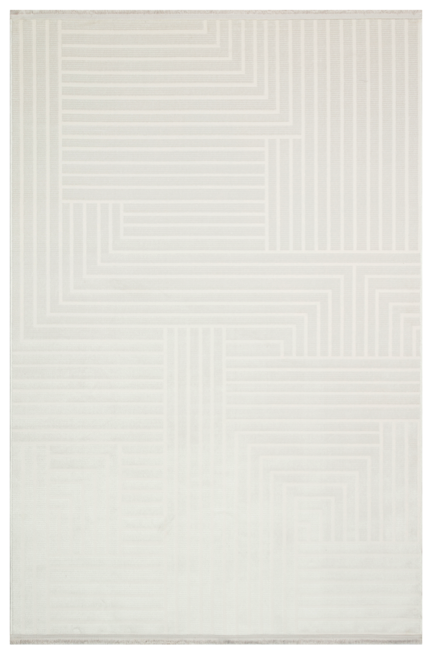 Rugs Depot Beige Modern Cunda CN014 Area Rug – 100% Acrylic, Non‑Shed, Easy‑Clean, Durable | Bedroom, Study, Kids Room, Entryway