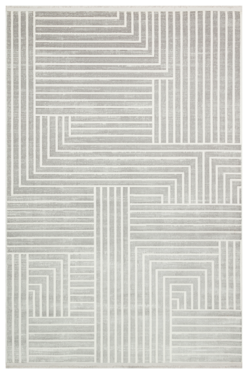Rugs Depot Grey Modern Cunda CN015 Area Rug – 100% Acrylic, Non‑Shed, Easy‑Clean, Durable | Bedroom, Study, Kids Room, Entryway