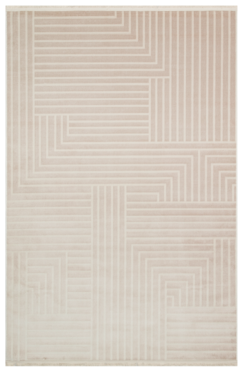 Rugs Depot Beige Modern Cunda CN016 Area Rug – 100% Acrylic, Non‑Shed, Easy‑Clean, Durable | Bedroom, Study, Kids Room, Entryway