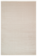 Rugs Depot Beige Modern Cunda CN016 Area Rug – 100% Acrylic, Non‑Shed, Easy‑Clean, Durable | Bedroom, Study, Kids Room, Entryway