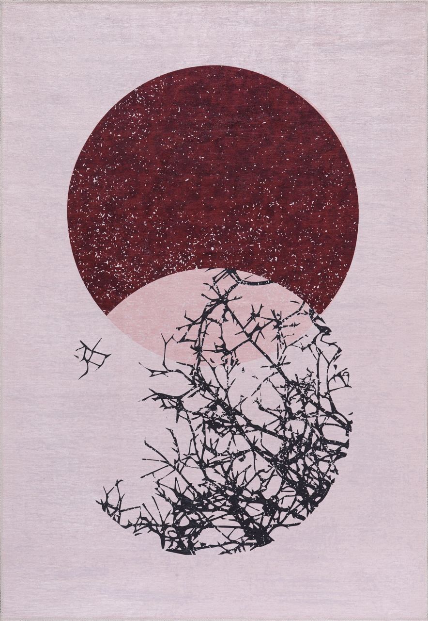 Rugs Depot - Geometric Black & White Patchwork Washable Rug, Design NL1003