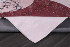 Rugs Depot - Geometric Black & White Patchwork Washable Rug, Design NL1003