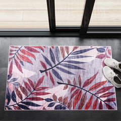 Rugs Depot Modern Beige Floral Washable Rug Design 3001