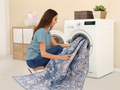 Rugs Depot Modern Beige Floral Washable Rug Design R3