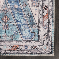 Rugs Depot Ð Kilim Red Medallion Washable Rug Ð Design NL1015