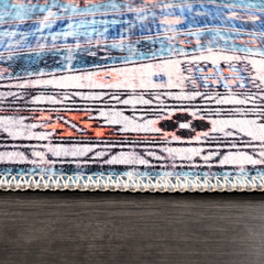 Rugs Depot Ð Kilim Red Medallion Washable Rug Ð Design NL1015